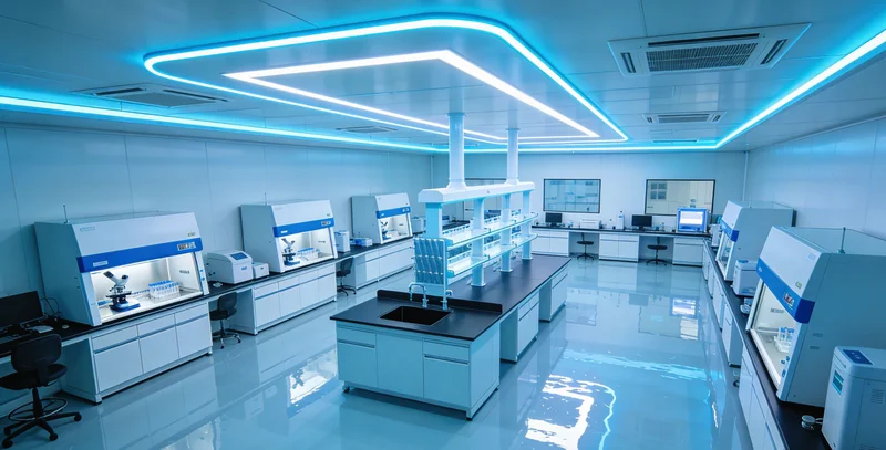 象征精准医疗的未来科技感概念图