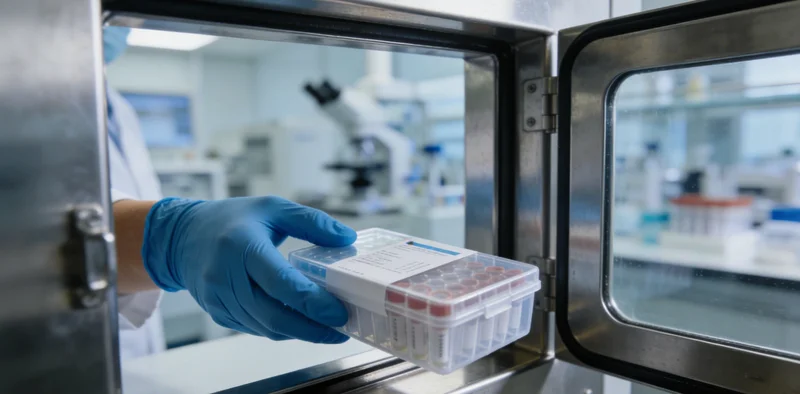 遗传咨询师正在为客户面对面详细解读基因检测报告