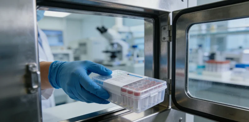 在诊室中,医生正与患者及家属沟通基因检测报告内容