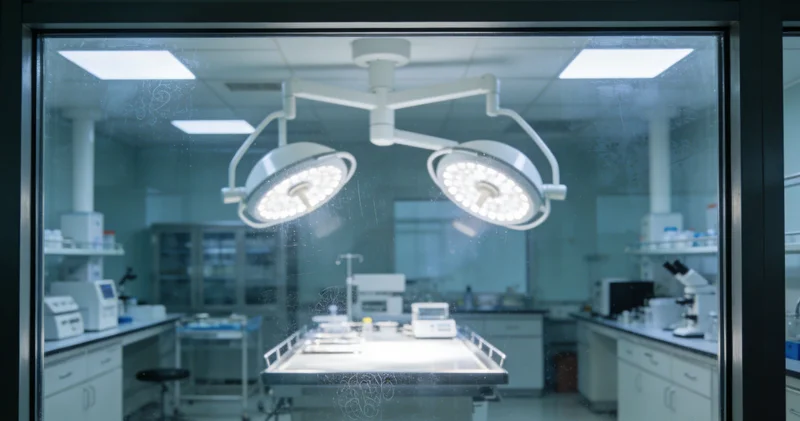 荆州某专业基因检测机构实验室内部，技术人员正在进行样本分析