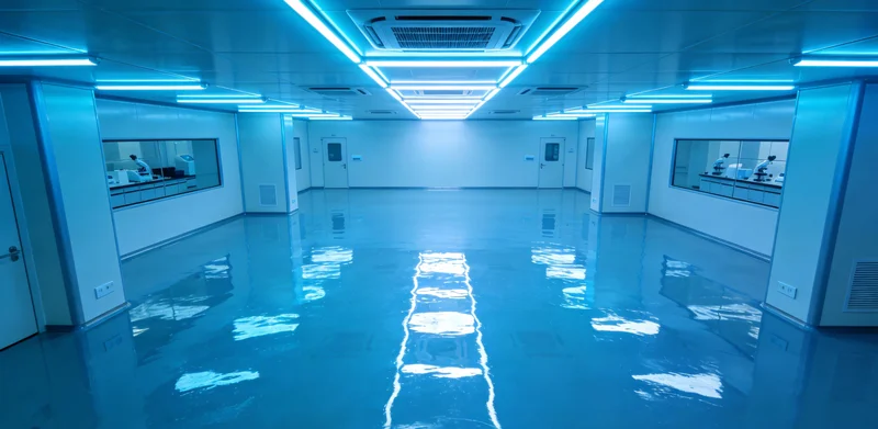 专业检验人员在实验室内进行精密