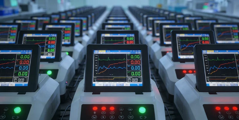 高通量测序仪器正在工作中