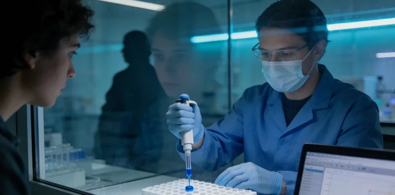 专业人士在解读基因检测报告