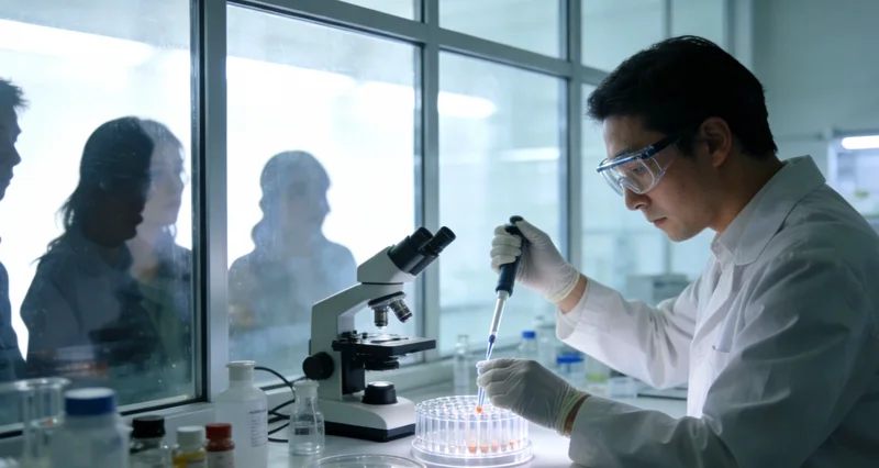 梅州市区某家现代化医院或医学检