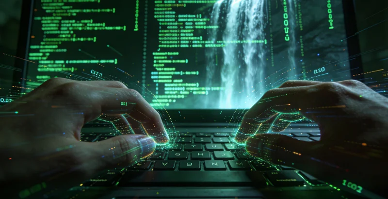 电脑屏幕上显示的隐球菌基因测序