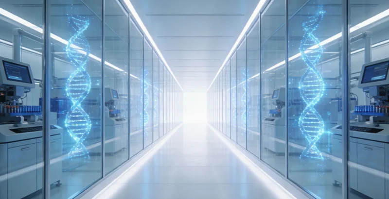 专业人员为咨询者解读检测报告