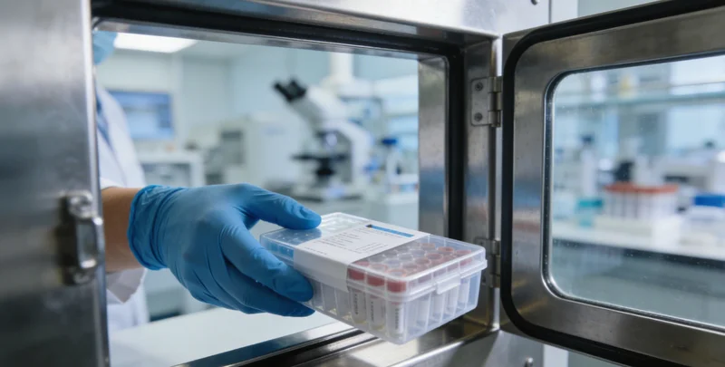 专业基因检测报告解读场景，医生与市民交流检测结果