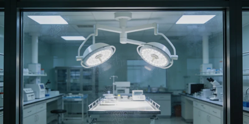 专业基因检测实验室工作场景