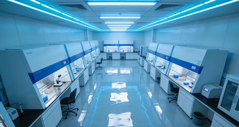 专业实验室技术人员进行检测操作