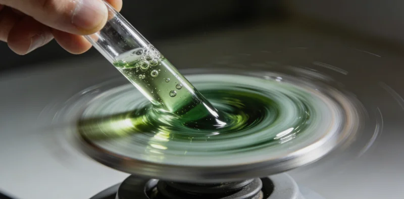 医生正在查看和分析脑胶质瘤基因检测报告