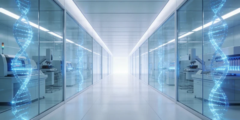 一位医生正在电脑前,专注地分析