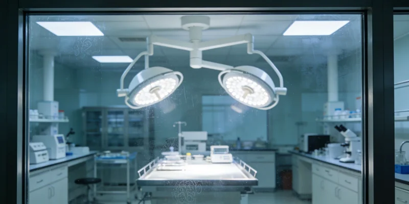 专业人士在实验室中分析与解读基因检测报告