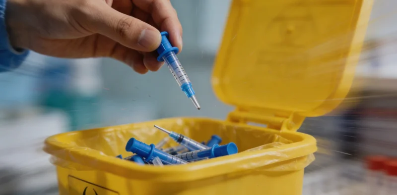 基因检测实验室工作场景