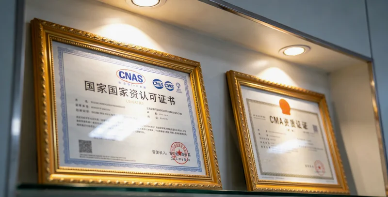 检测机构资质认证证书展示