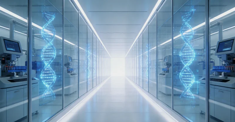 专业人员在实验室进行mNGS检