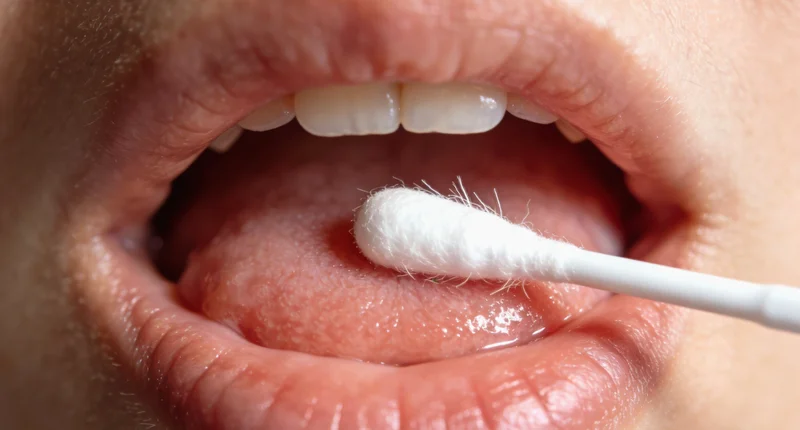 医生正在为患者进行规范的腰椎穿