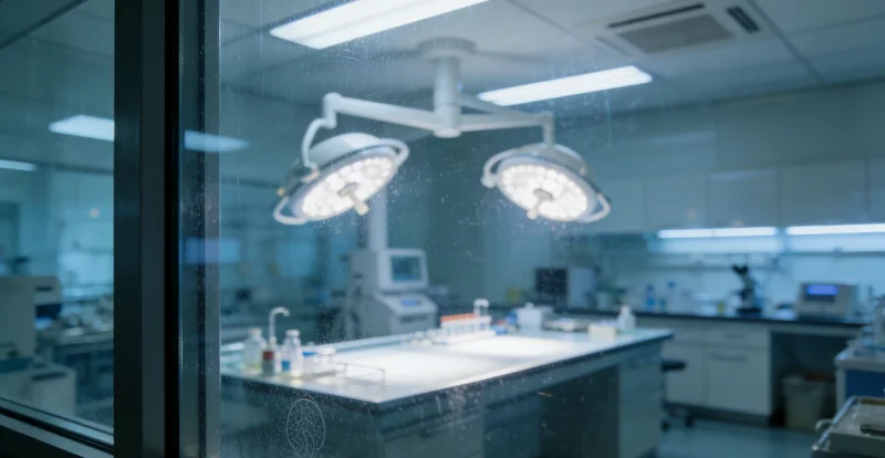 现代化实验室内，高科技基因测序