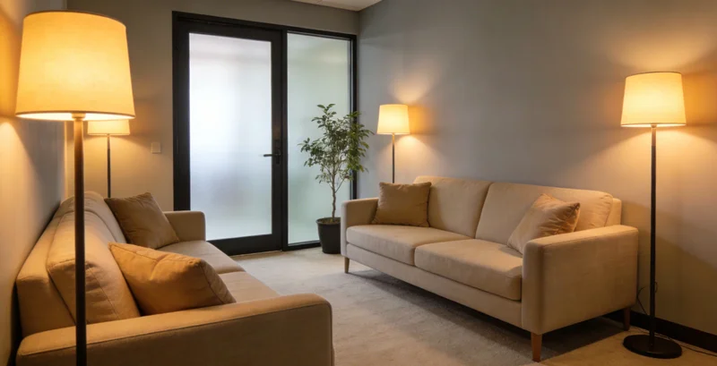 专业人士在保定本地服务点为客户解读基因检测报告