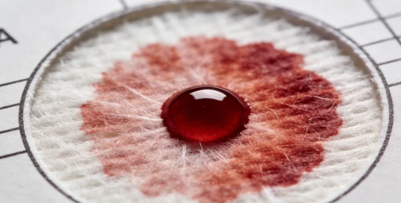 医护人员正在指导如何正确留取痰