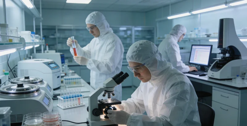 现代化基因检测实验室内部专业设