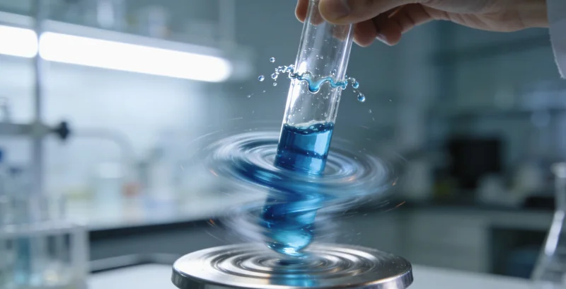 专业人士正在电脑前分析基因检测报告并做解读