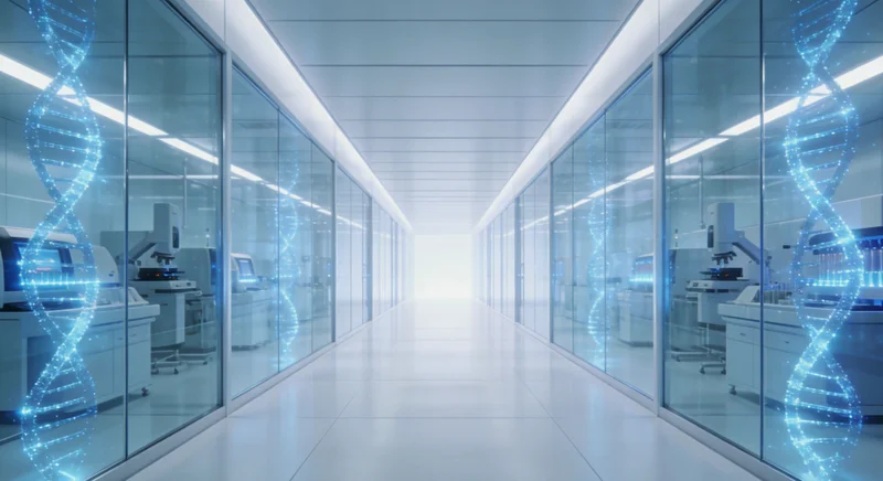 一家人围坐查看清晰的电子检测报