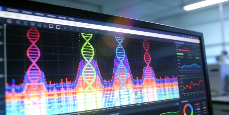 传统细菌培养皿与现代基因测序数