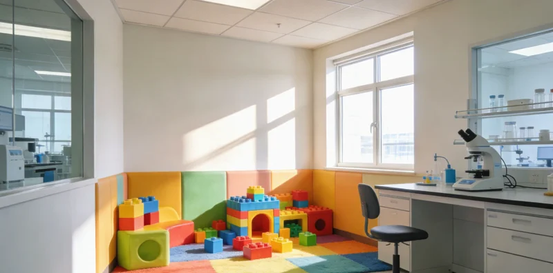 温馨的家庭室内场景,父母陪伴孩