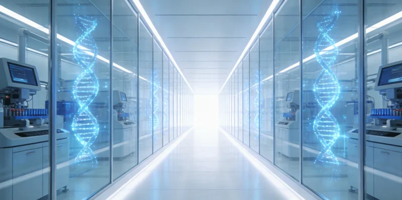 医护人员正向咨询者讲解检测报告