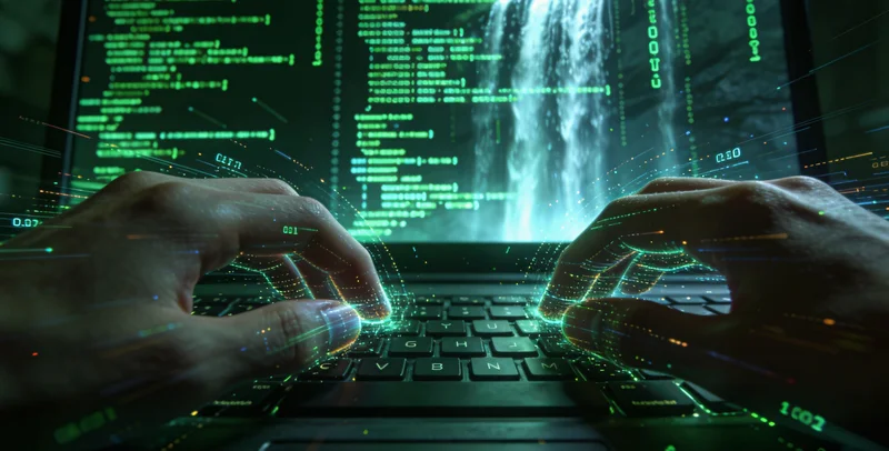 高科技基因测序仪正在运行,背景