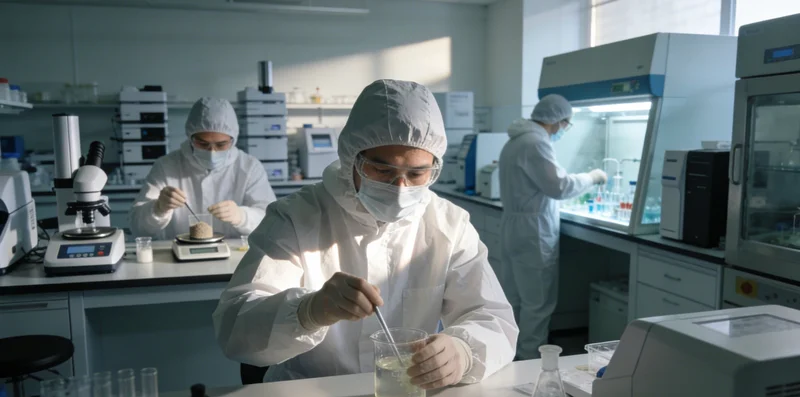 一份打开的基因检测报告特写,显