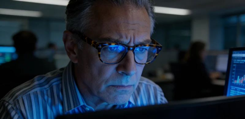 医生正在向咨询者解释多重PCR