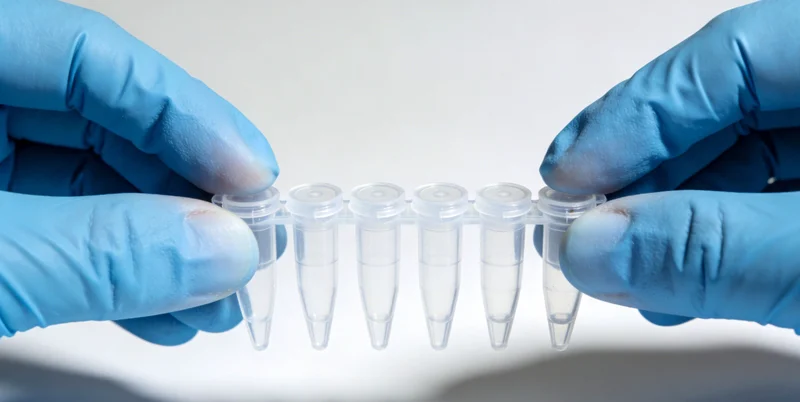 本地化实验室工作人员处理检测样