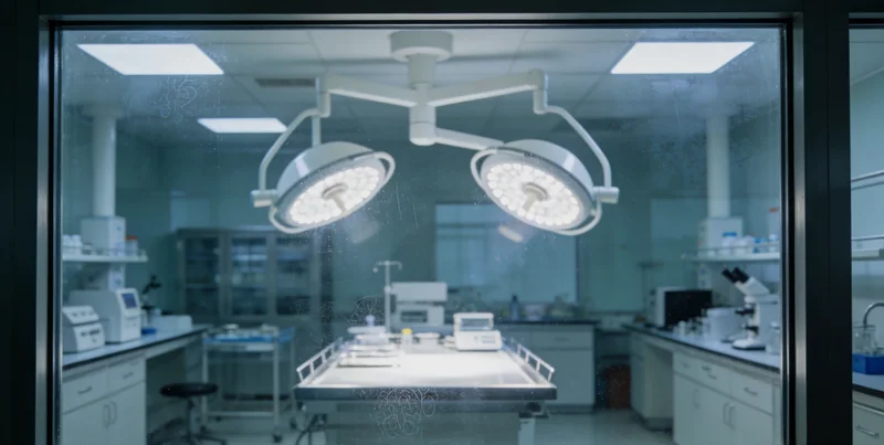 现代基因检测实验室内部,技术人