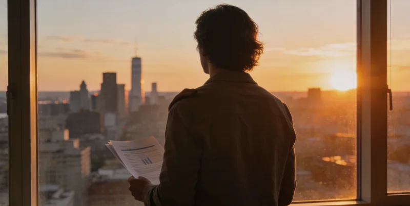 康复出院的患者与主治医生在办公