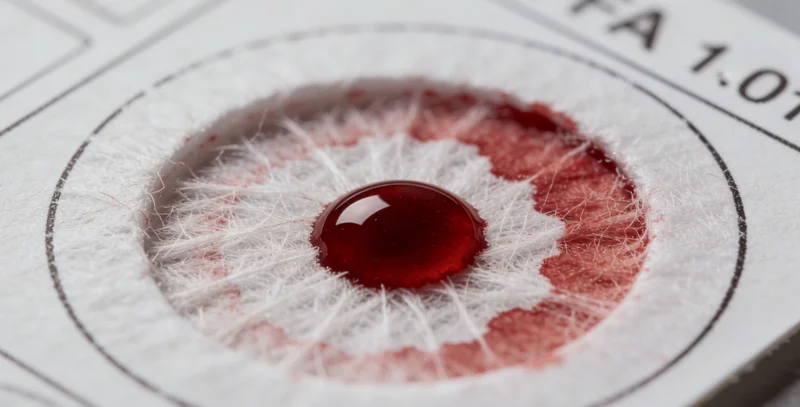 专业人员正在进行样本采集操作