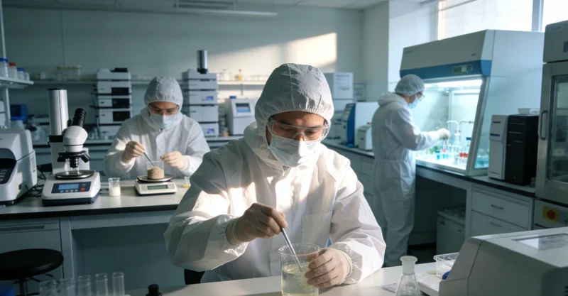 专业的基因检测报告与数据分析电脑界面