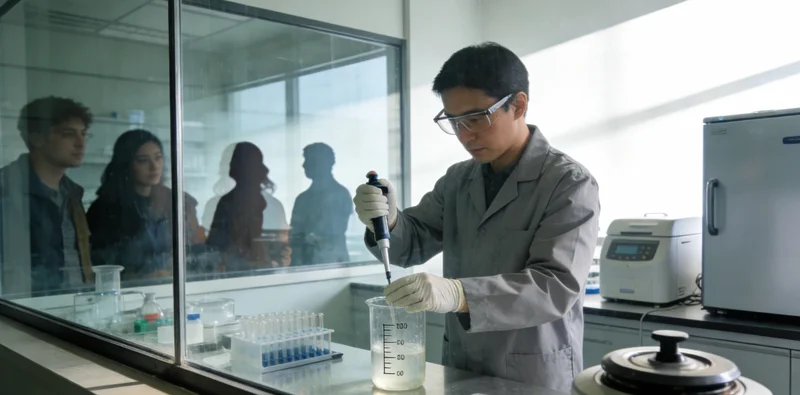 肺癌基因检测采样过程示意图