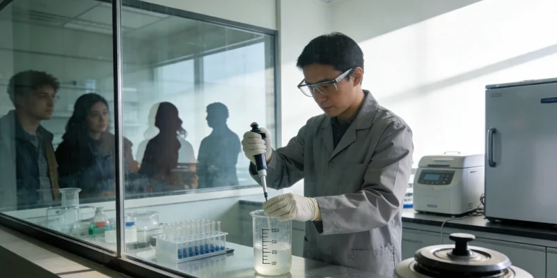 现代化基因检测实验室内部环境