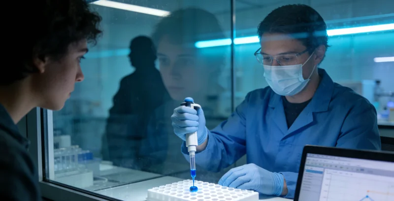 基因检测采样过程展示