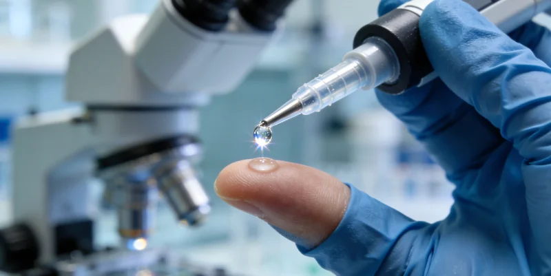 一位孕妇正在诊所与医生沟通,讨