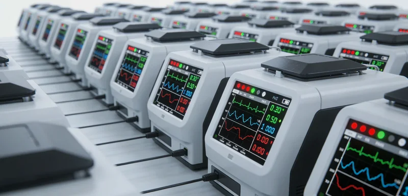 实验室中精密的高通量基因测序仪