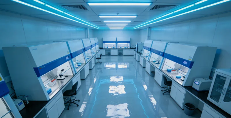 HPV基因检测实验室操作场景