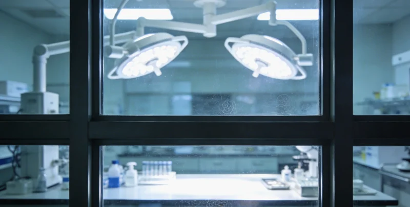 一份清晰的基因检测报告图表与肇庆城市风光融合,象征科技为健康护航