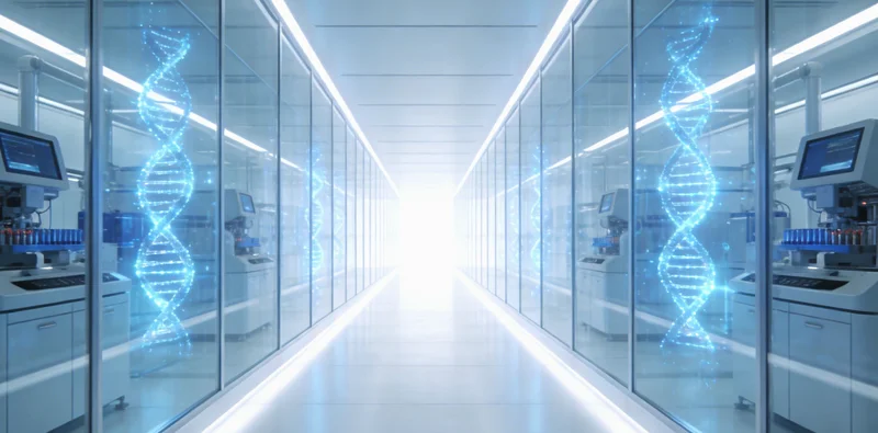 医生在诊室内向患者展示并解读基