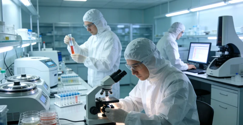 医生正在向患者家属解读肺癌基因检测报告