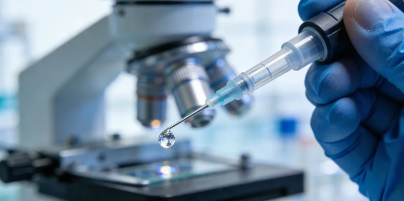 实验室内技术人员操作精密PCR