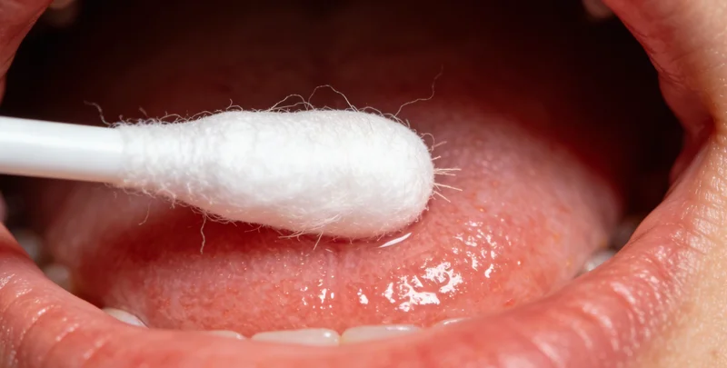 专业医护人员使用宫颈刷进行无痛