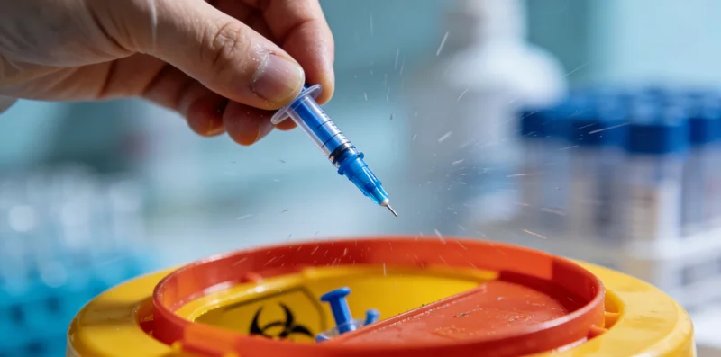 专业基因检测操作流程示意图