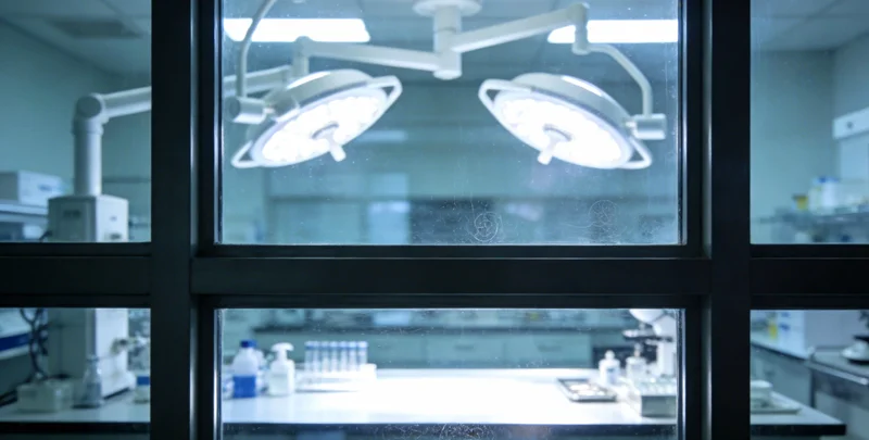 专业人员在实验室进行基因检测操作